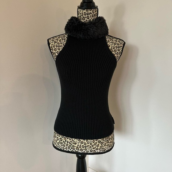 Vintage DKNY JEANS Mock Neck Top - Picture 1 of 5